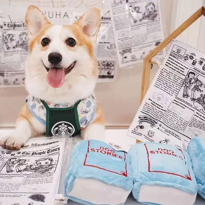Sounding Newspaper  for small and medium-sized Teddy Corgis