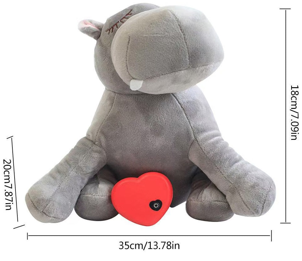 Dog Anxiety Companion Sleep Simulation Heartbeat Plush for Dogs,Claiming Plush for Aggressive Chewers,Durable Chew