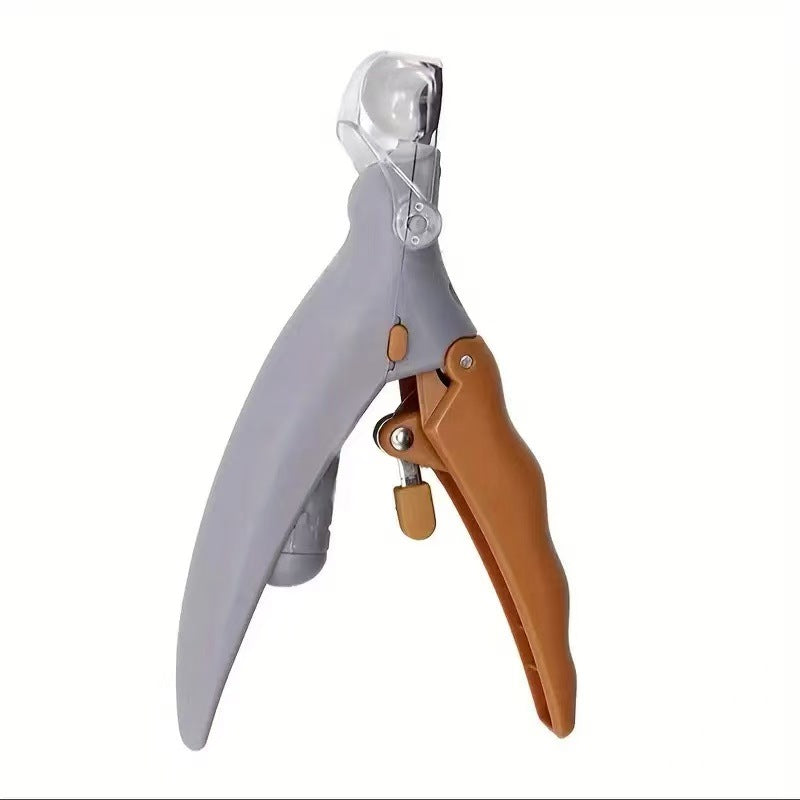 LED Light Pet Nail Clipper 5X Magnification That Doubles as a Nail Trapper, Great for Trimming Cats & Dogs Nails & Claws, Razor Sharp and Durable Blade , Quick-Clip