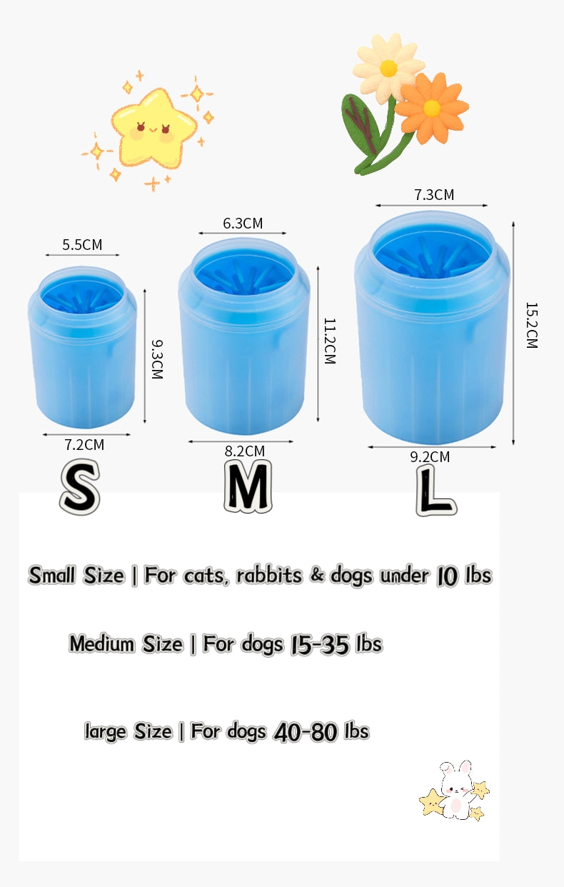 BUY 1 Get 2 ,Pet Foot Cleaning Cup, Pet Foot Wash Cup, Automatic Pet Foot Cleaning Cup, Dog & Cat Grooming Supply