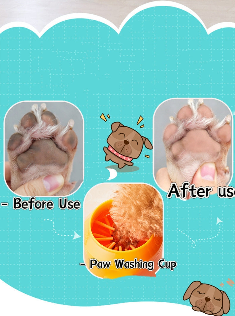 BUY 1 Get 2 ,Pet Foot Cleaning Cup, Pet Foot Wash Cup, Automatic Pet Foot Cleaning Cup, Dog & Cat Grooming Supply
