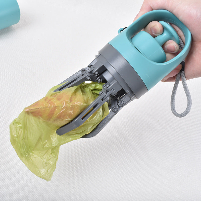 Portable Pet Poop Scooper with 1 Count Dog Waste Bag Holder & Dispenser for Outdoor Use Compact Design Essential Pet Supplies