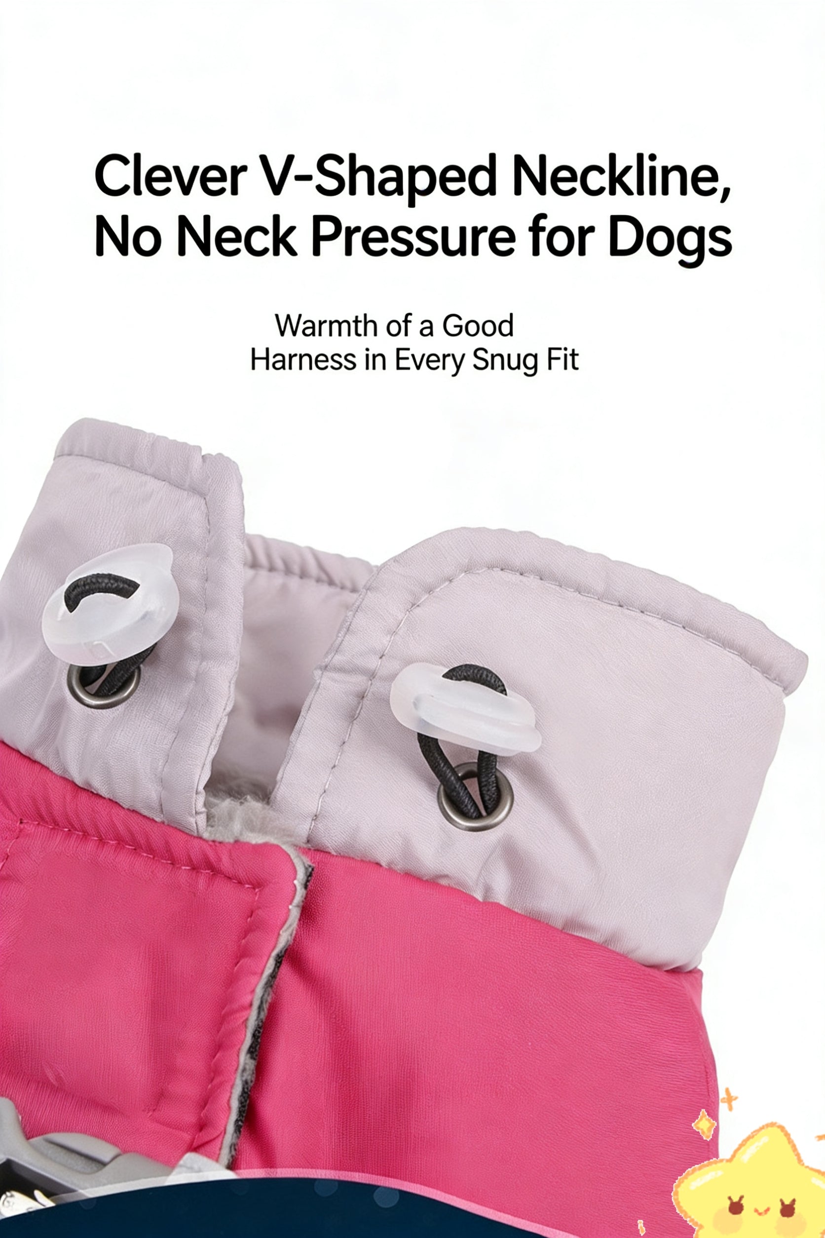 Autumn Winter New Fleece Dog Warm Clothes, Waterproof Leashable Four-Legged Pet Clothing, Portable Dog Jacket, Outdoor Reflective Anti-Cold Dog Coat